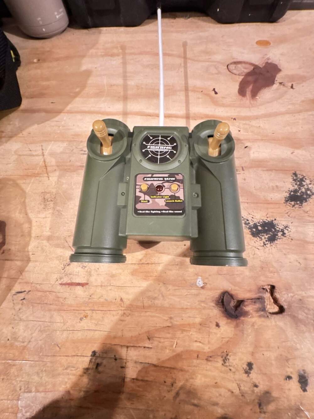 Fighting Tank 40MHz RC Remote Control Transmitter Green